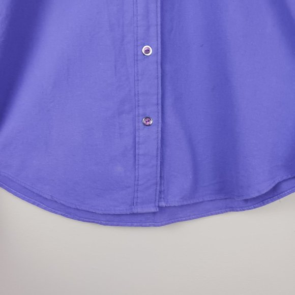 SASSA| Vintage Purple Western Southwestern Rodeo Button Down Shirt Sz Small - Picture 3 of 7